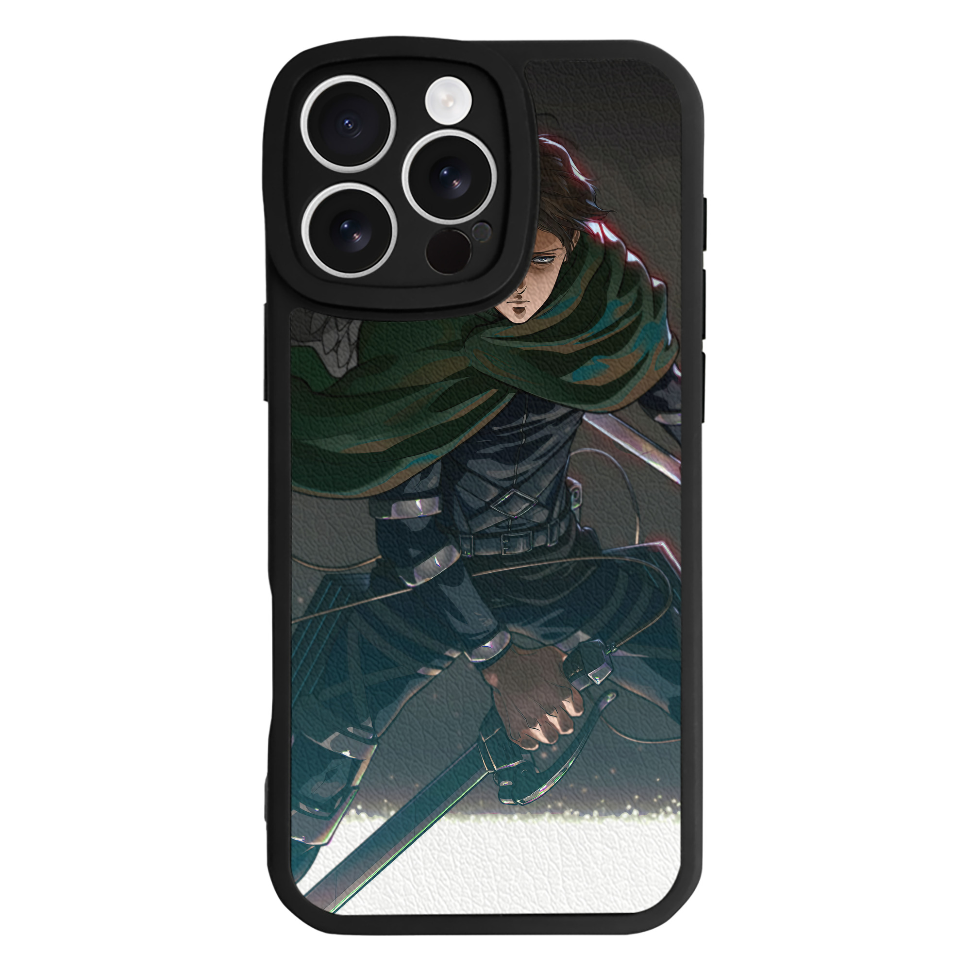 （画像用） 進撃の巨人 Attack on Titan 【iPhone 16シリーズ対応】シリコンスマホケース（レザー調） 材質：シリコン